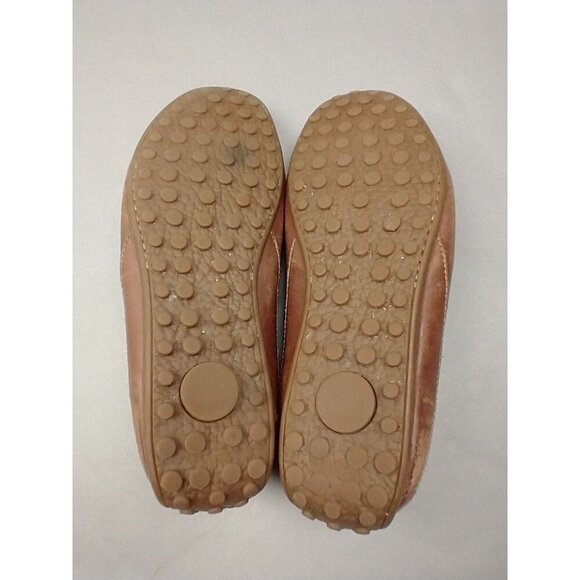 Florsheim Driver Mens Loafer Driving Moccasins Shoes Brown Leather Slip-On 9.5 - Picture 7 of 13